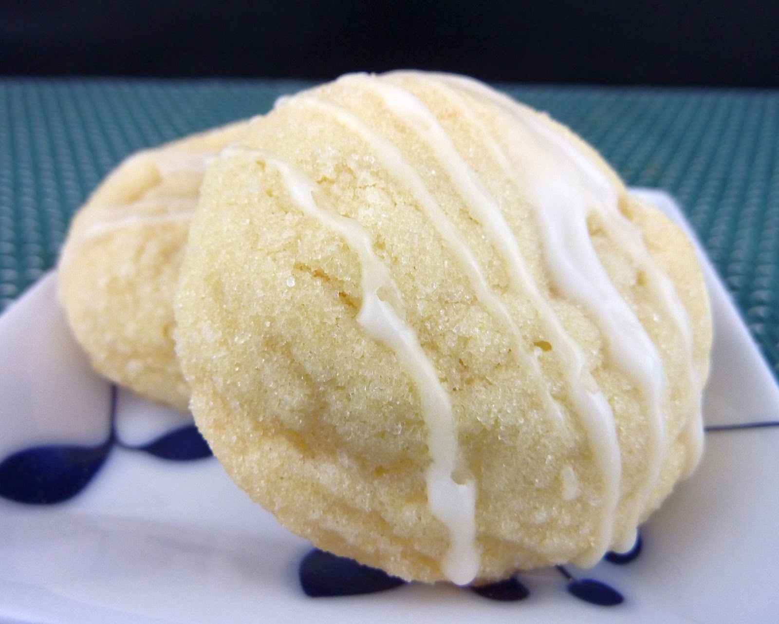 Cookies on Friday Lemon Glazed Almond Cookies