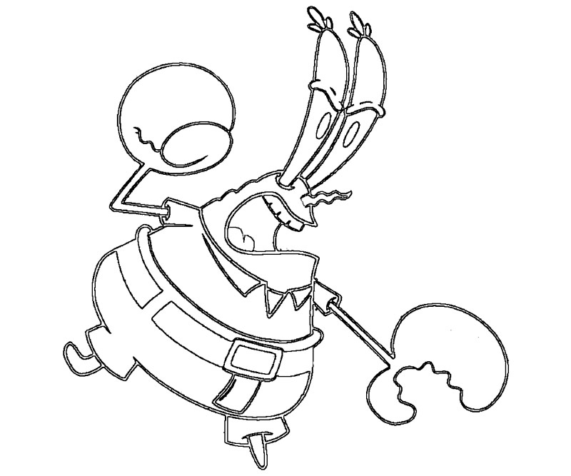 √ Mr Crabs Coloring Pages / Eugene Krabs Coloring Page For Kids Free