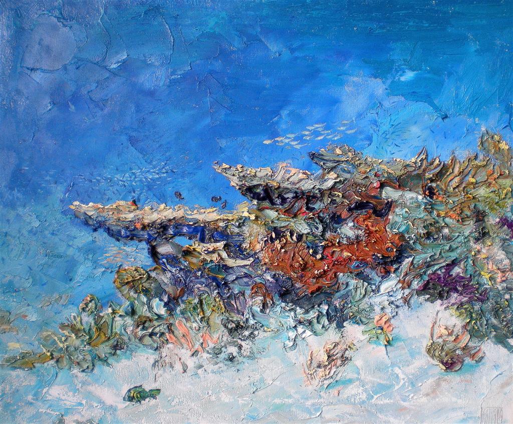 물속에서 그림 그리는 수중 화가 ALEXANDER BELOZOR | 인스티즈