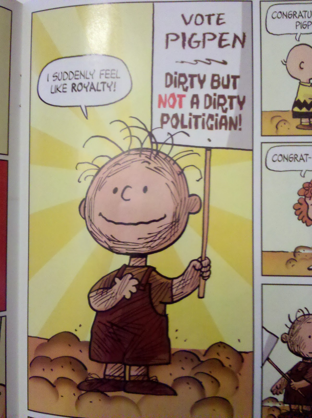 LIBRARY OF JUSTICE! Peanuts Election Day comic now in stock!