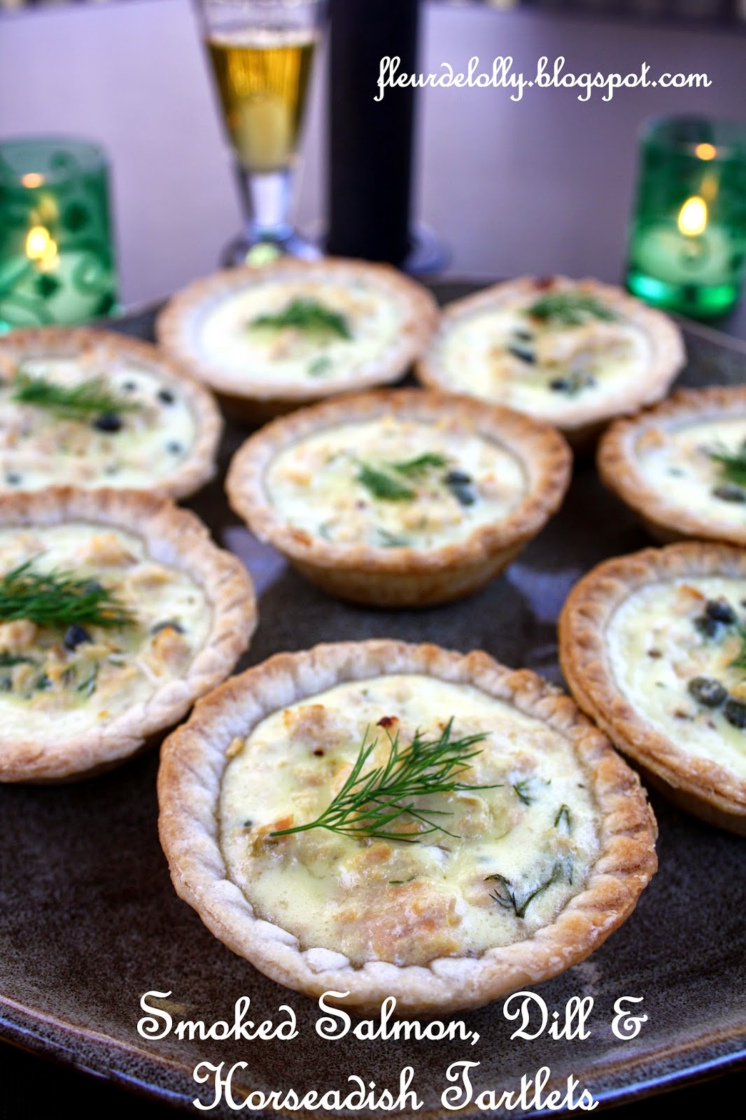 Fleur de Lolly Smoked Salmon, Dill & Horseradish Tartlets