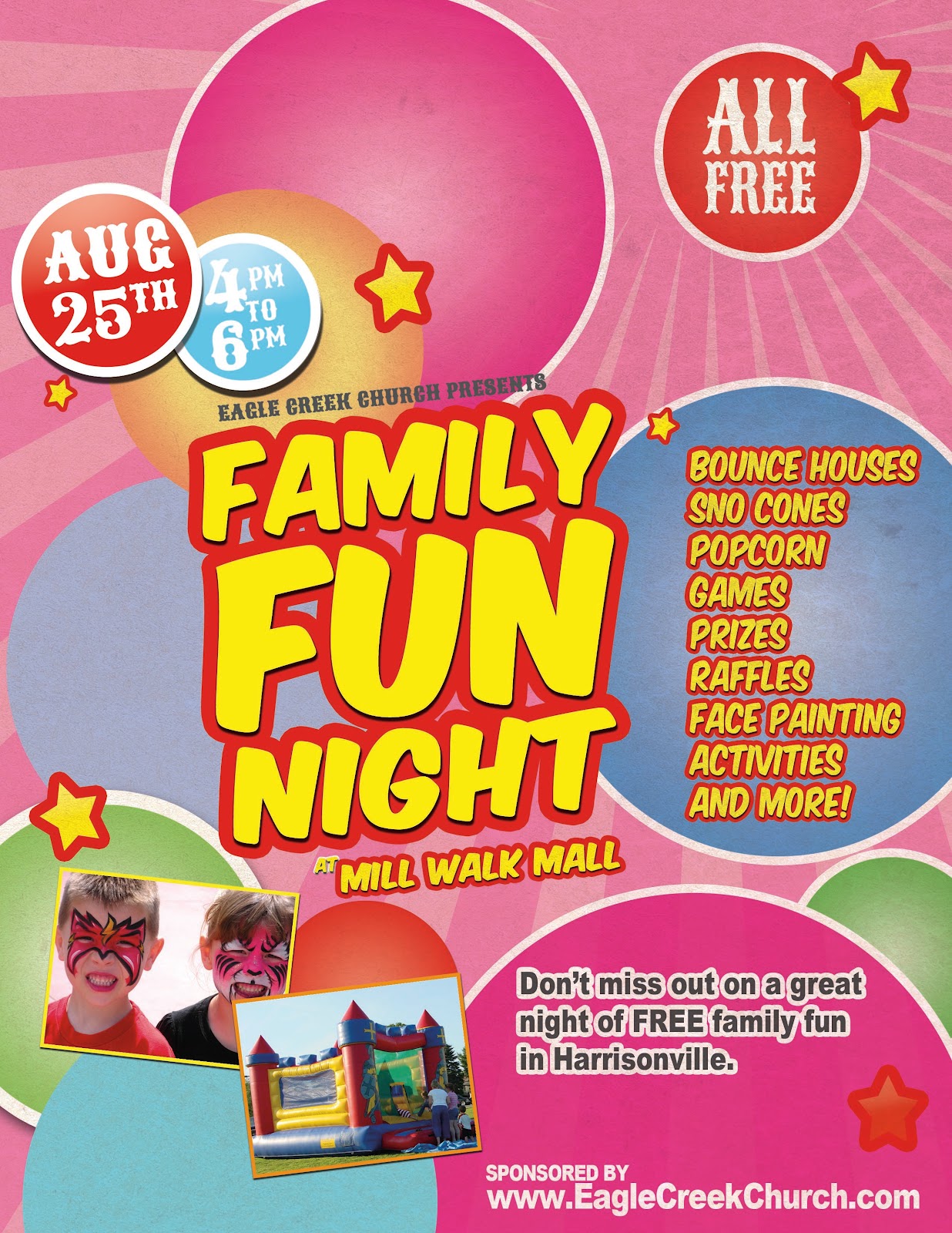 EAGLE CREEK HARRISONVILLE Family Fun Night MillWalk Mall