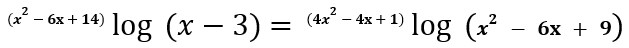 Log x 1 27 3. Х^(〖log〗_6 x-1)=6. ��1+log14𝑥=116.