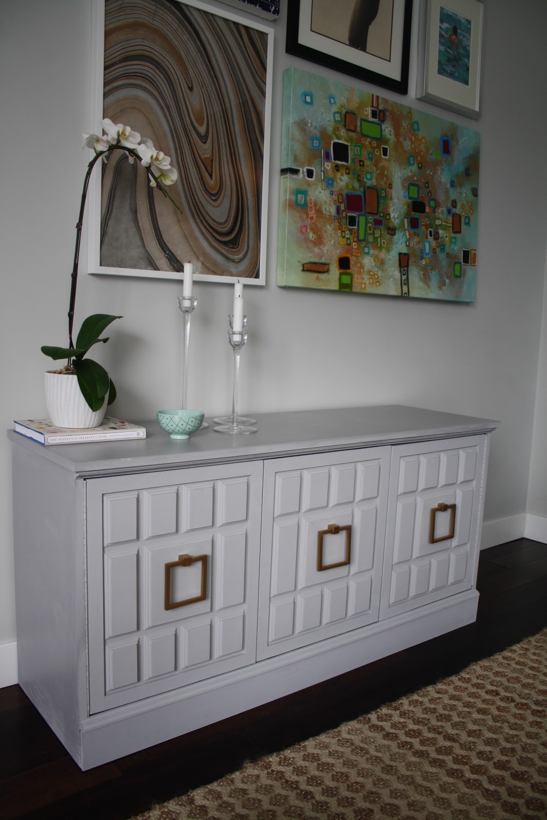 From My Living Room Credenza makeover