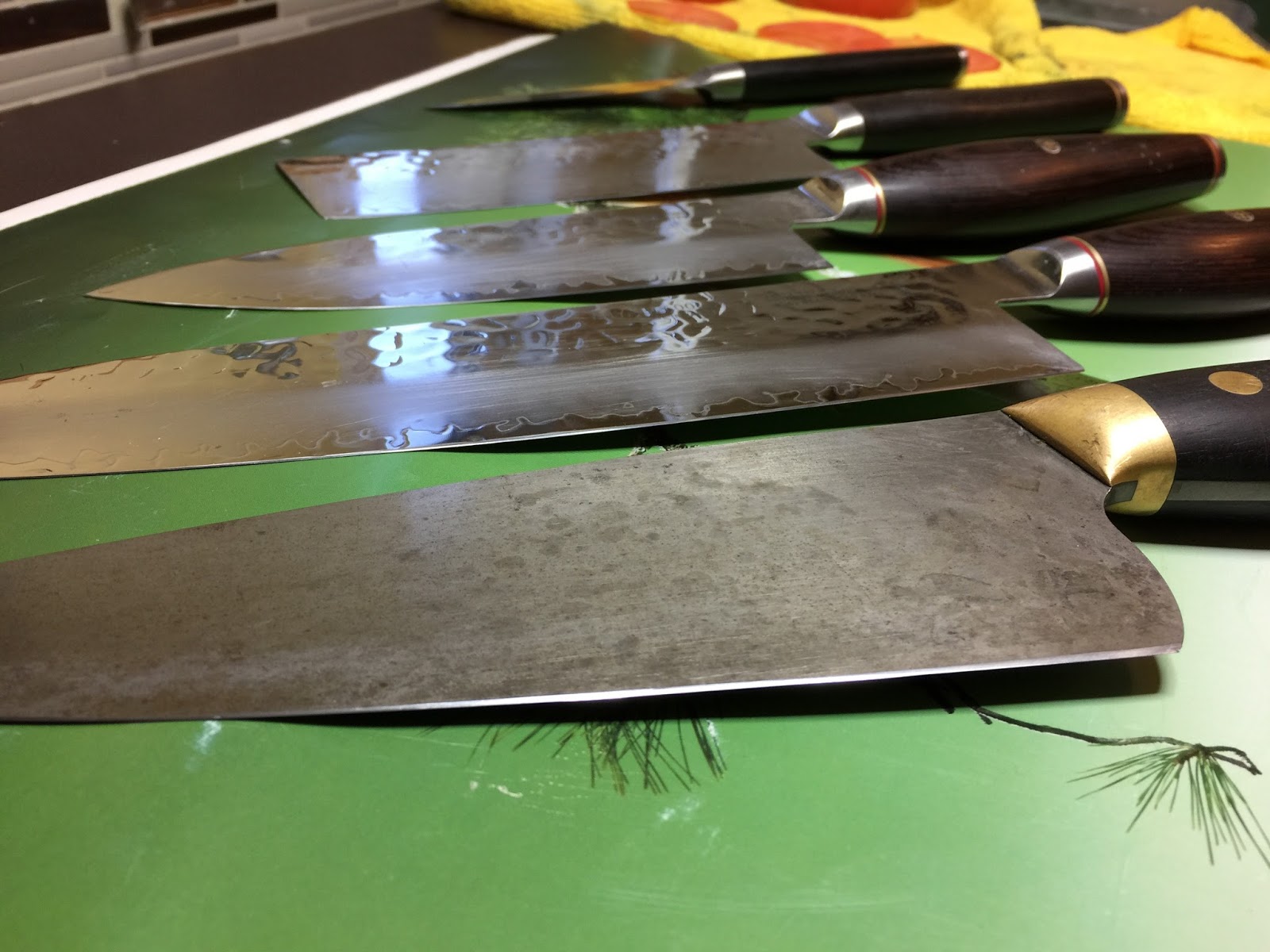 Knife Sharpening Using Traditional Methods Uneven Bevels