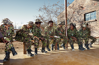 Serious girl power, the Black Mambas anti-poaching unit is a South African ranger group.