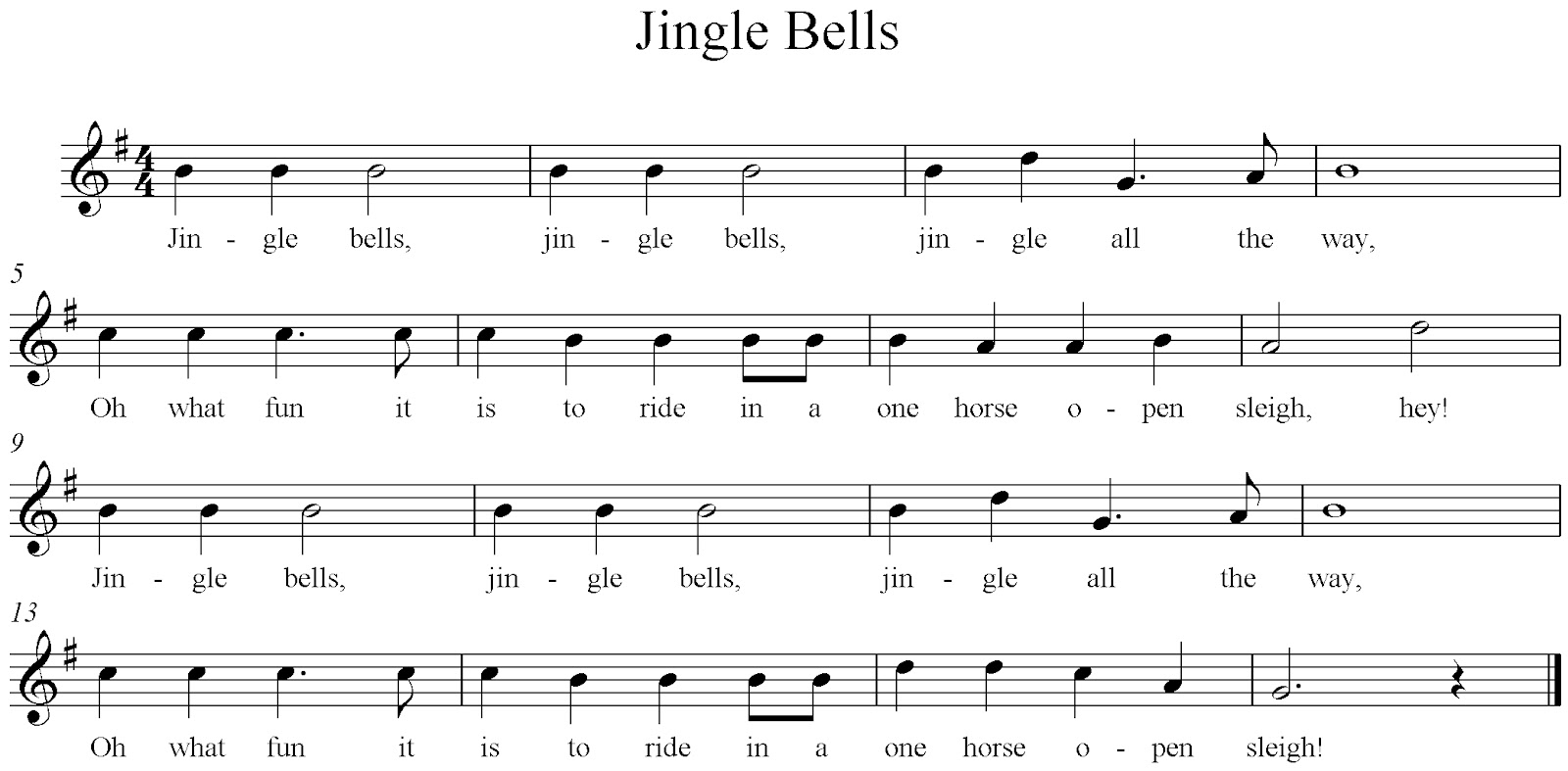 easy jingle bells sheet music for recorder - DriverLayer Search Engine