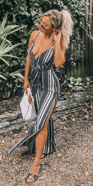 jumpsuit black | From stylish jumpsuit to colorful jumpsuit, onepiece jumpsuit to strapless jumpsuit. Find 44 Insanely Cute Jumpsuit Outfits to Try Before Anyone in 2019. Jumpsuit Fashion and jumpsuit dress via higiggle.com #jumpsuit #outfits #style #fashion