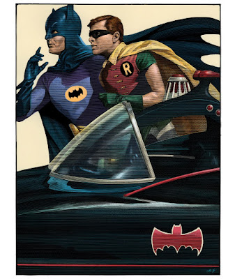 Batman ‘66 Screen Print by Mark Summers x Geek Art x French Paper Art Club