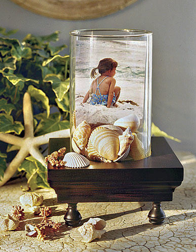 3 D Photo Display Ideas with Vases and Jars