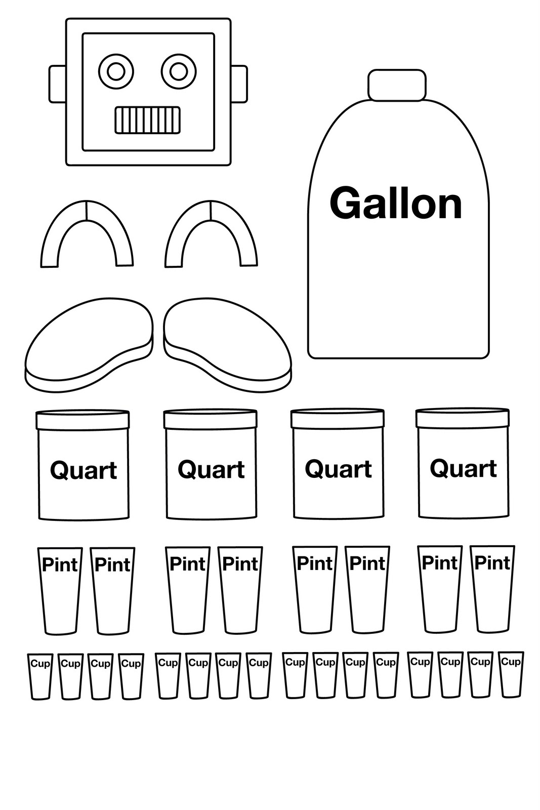 Free Printable Gallon Bottle Label Template
