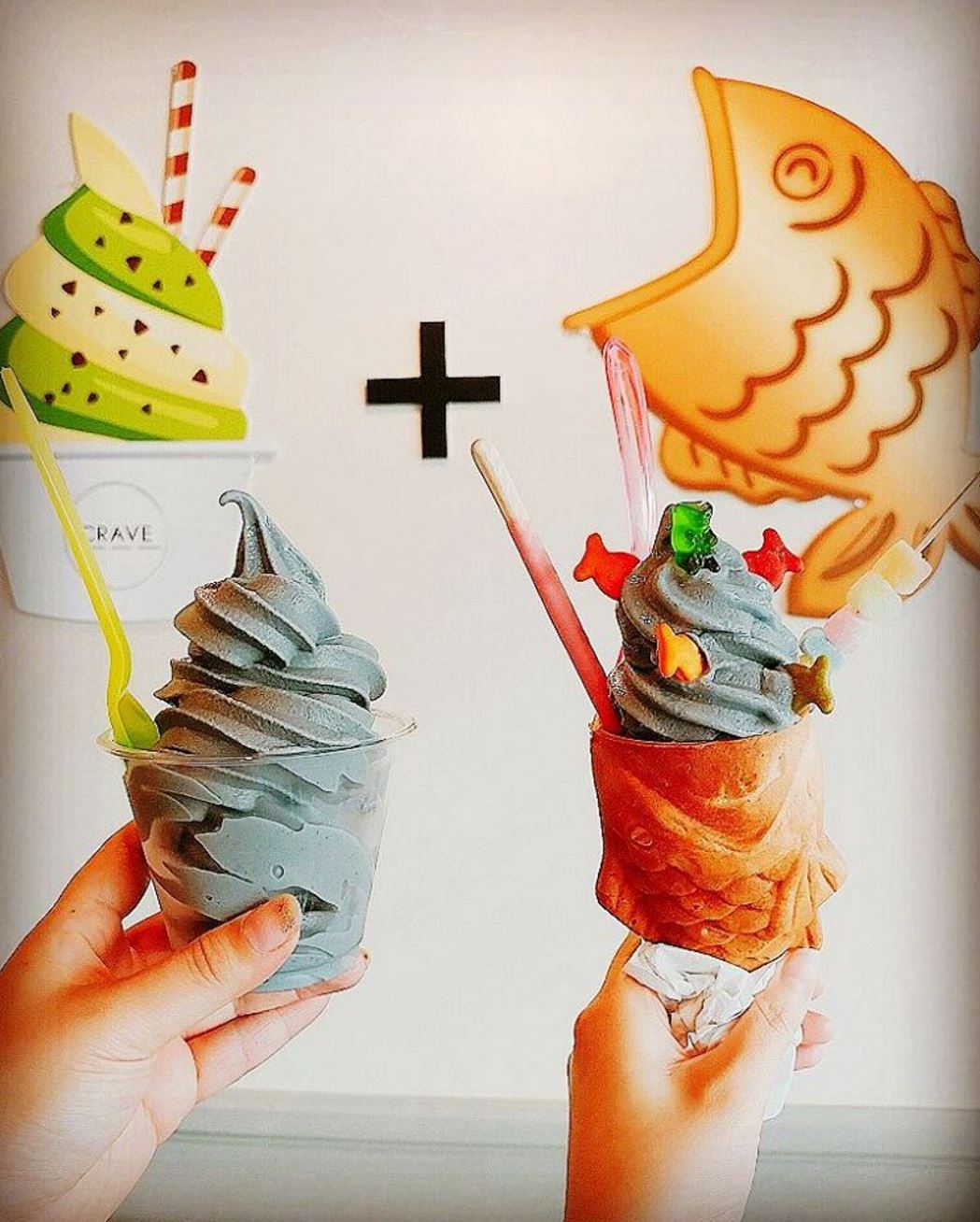 Fish Ice Cream Is Now Available Crave Garden Grove