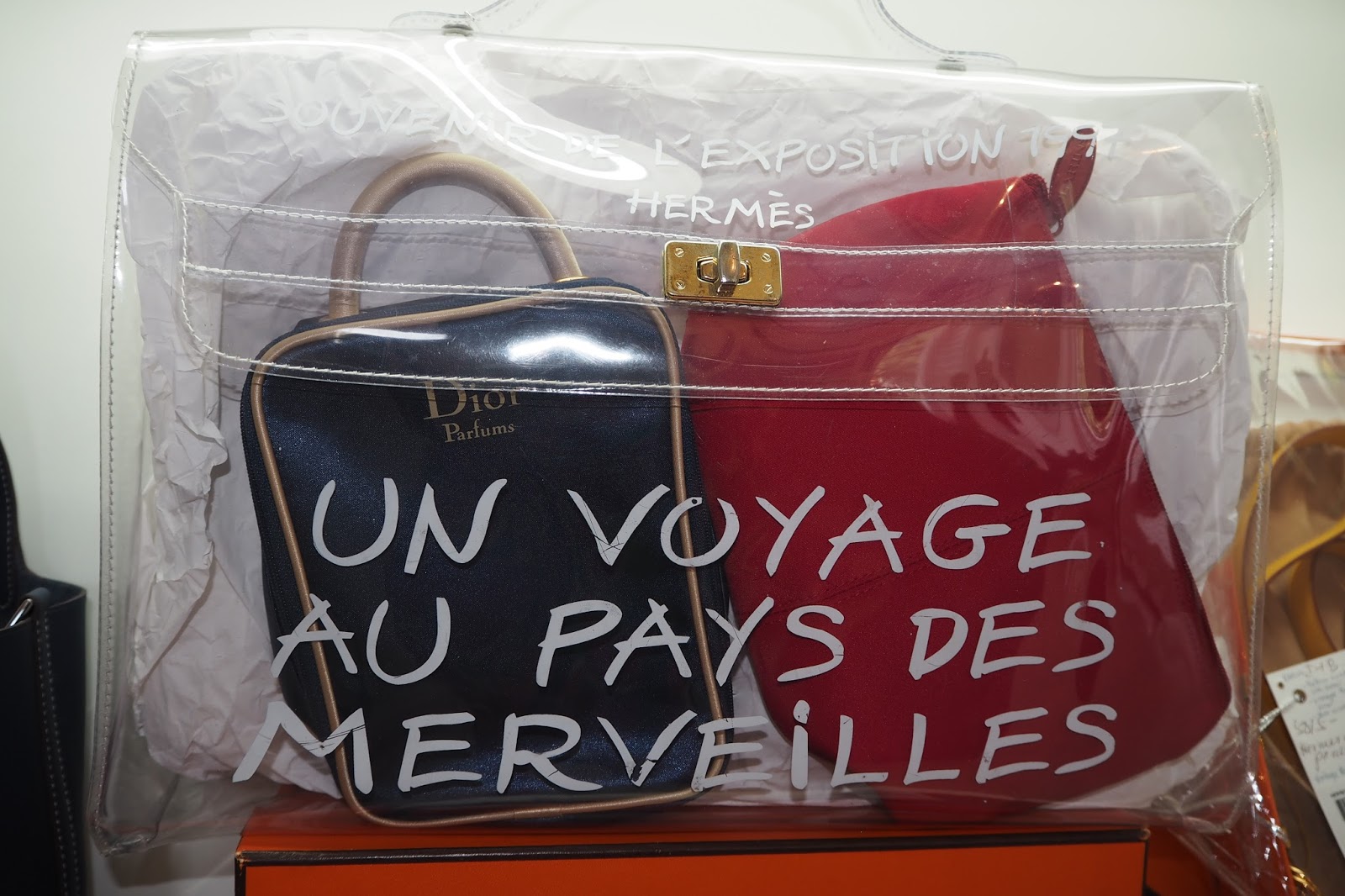 hermes plastic bag price