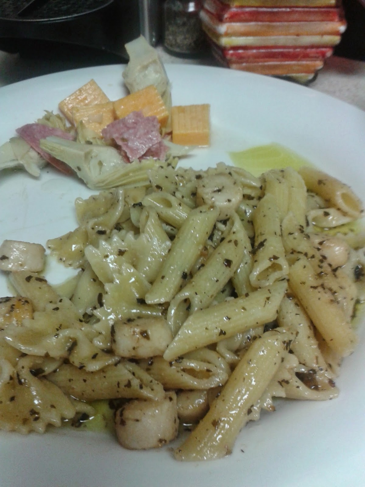 parentwin Recipe Monday Basil Scallop Pasta