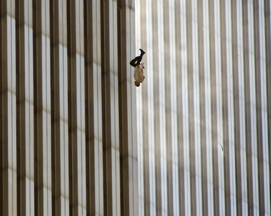 Top 100 Of The Most Influential Photos Of All Time - Falling Man, Richard Drew, 2001