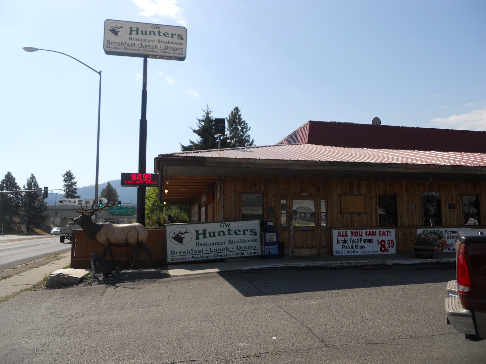 Tasty Trek G.W. Hunters Steakhouse (Post Falls, ID)