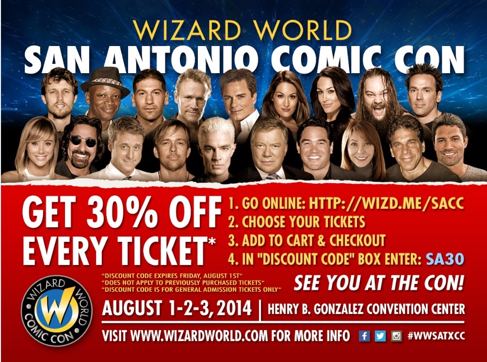 What To Do In San Antonio Wizard World SA Comic Con Win Free Three