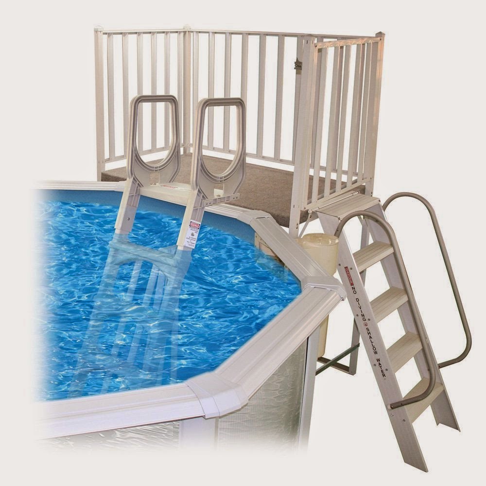 above ground pools Above Ground Pools With Decks