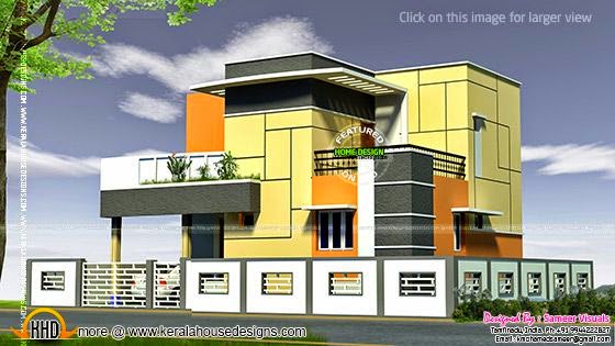 Tamilnadu house modern style