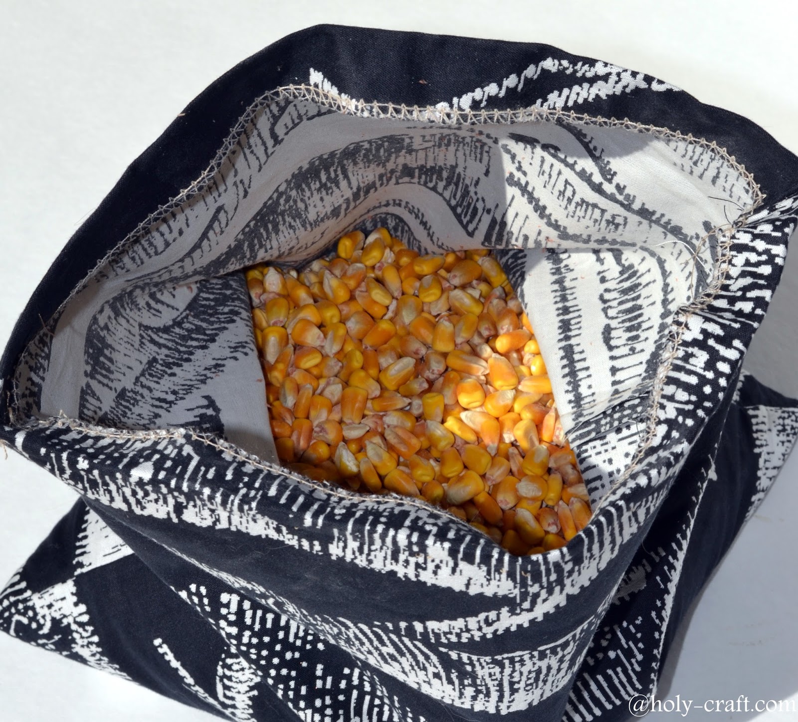 Therapeutic Heated Corn Bag Tutorial Rachel Teodoro
