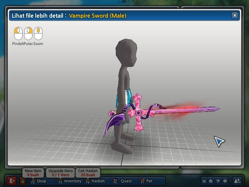Vampire Sword LSGDI [LostSaga Gear Design Indonesia]