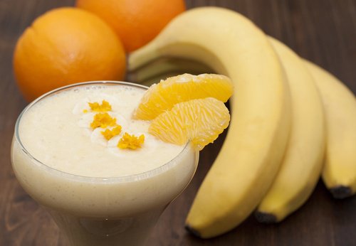 Smoothie banane et orange Smoothie banane et orange