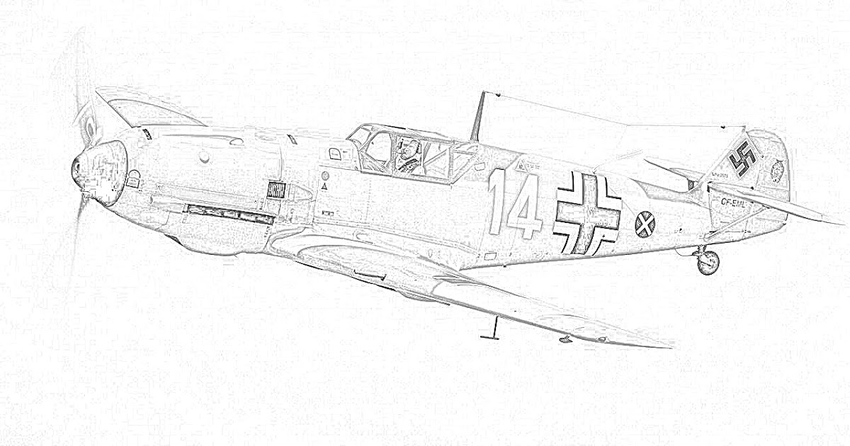 World War II in Pictures: Fighter Coloring Pages World War II