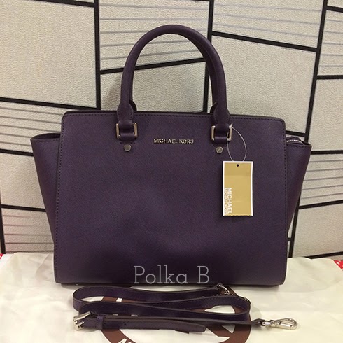 Dark purple michael kors purse Clearance