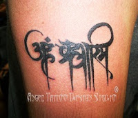 Aham Brahmasmi Tattoo Design