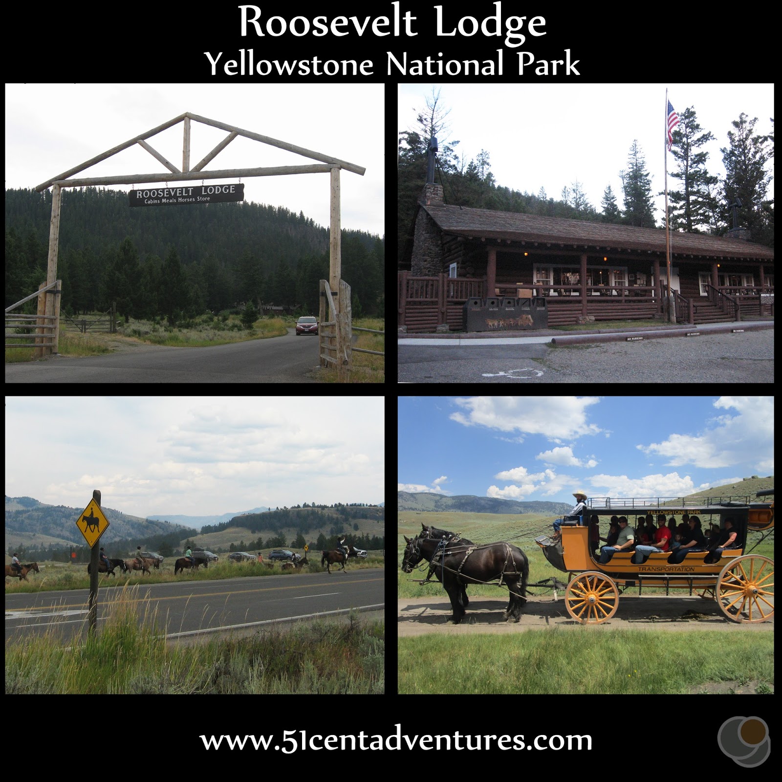 Roosevelt Lodge Yellowstone National Park 51 Cent Adventures