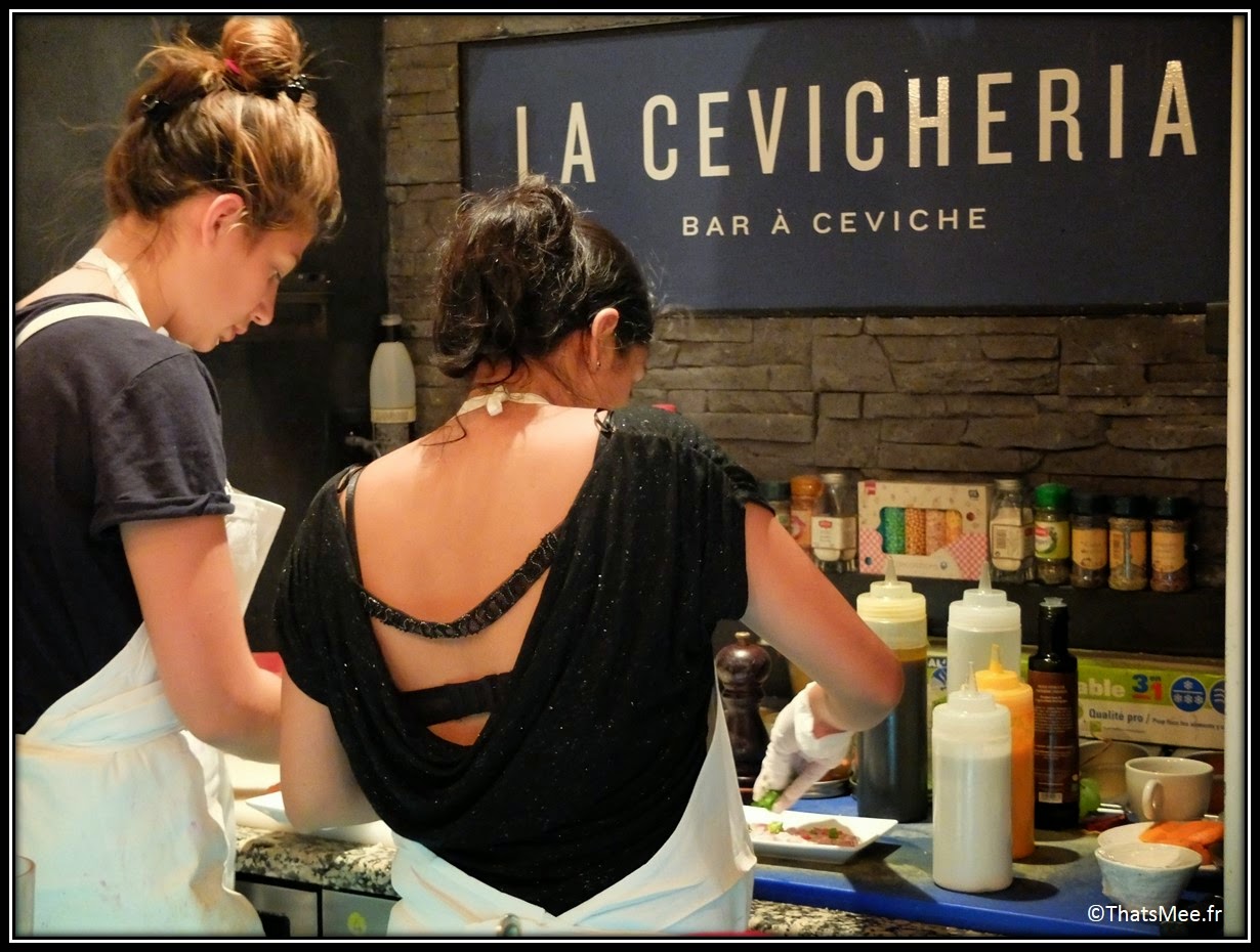 Fiona et Laura Taieb chef de la Cevicheria et Chloe Paris Montorgueil rue Marie Stuart