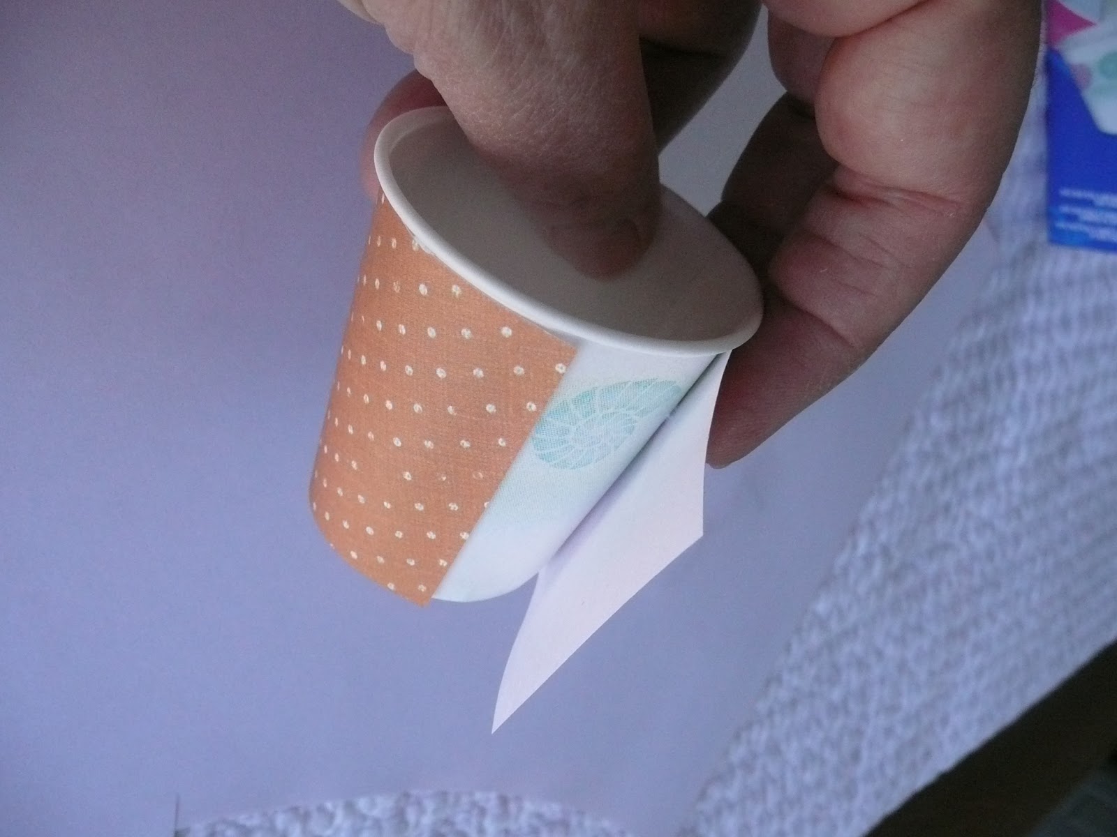 Me, Myself and Tena Paper cup light swag