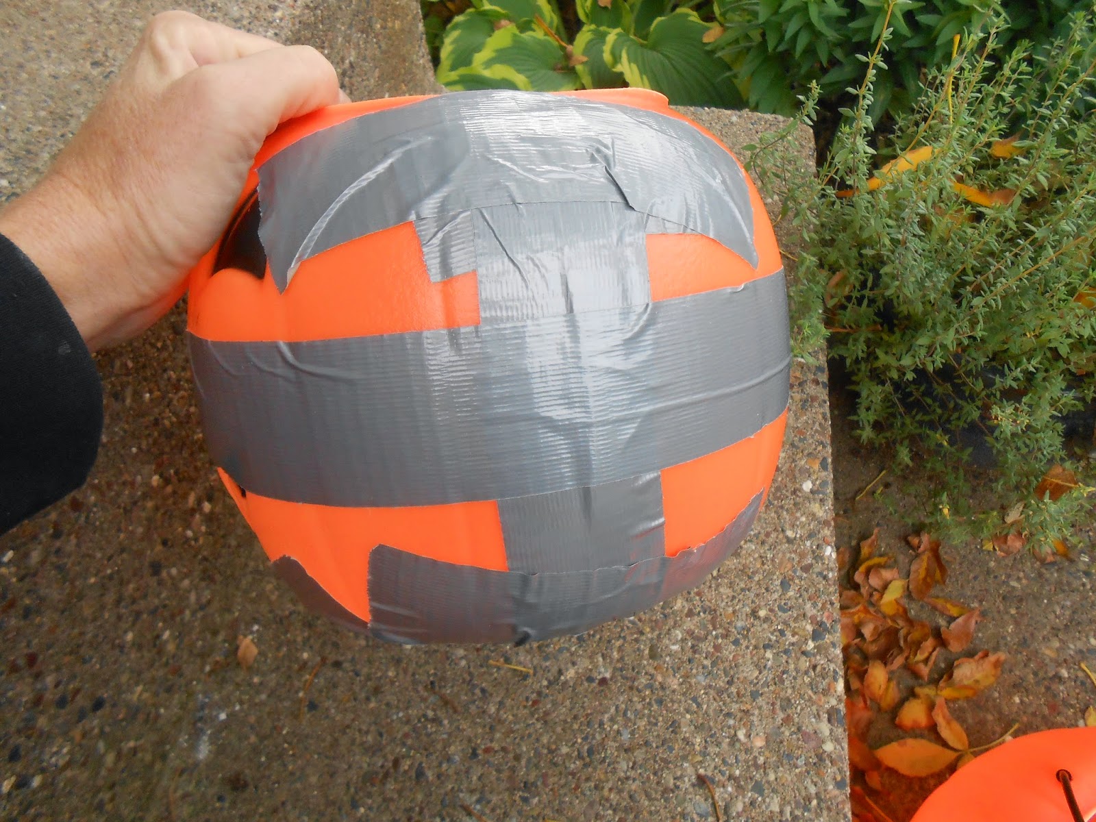 Sproutsandstuff Easy and Cheap DIY Concrete Pumpkin Planter