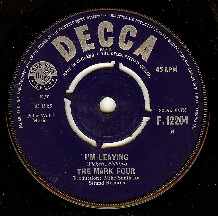 Derek's Daily 45 THE MARK FOUR HURT ME IF YOU WILL b/w I'M LEAVING