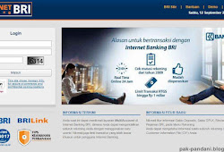 Cara Baru Login Di Internet Banking Bri Ib Bri Co Id Blog Pak Pandani