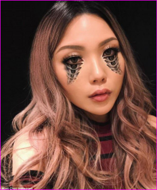 صور لخبيرة مكياج تحول الوجوه إلى لوحات سريالي للفنانة الكندية ميمي تشوي