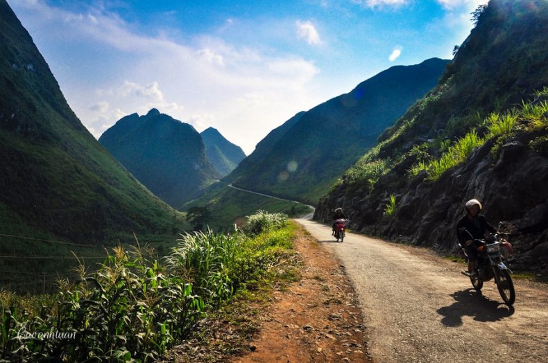 From Hanoi to Hagiang Vietnam by motorbike