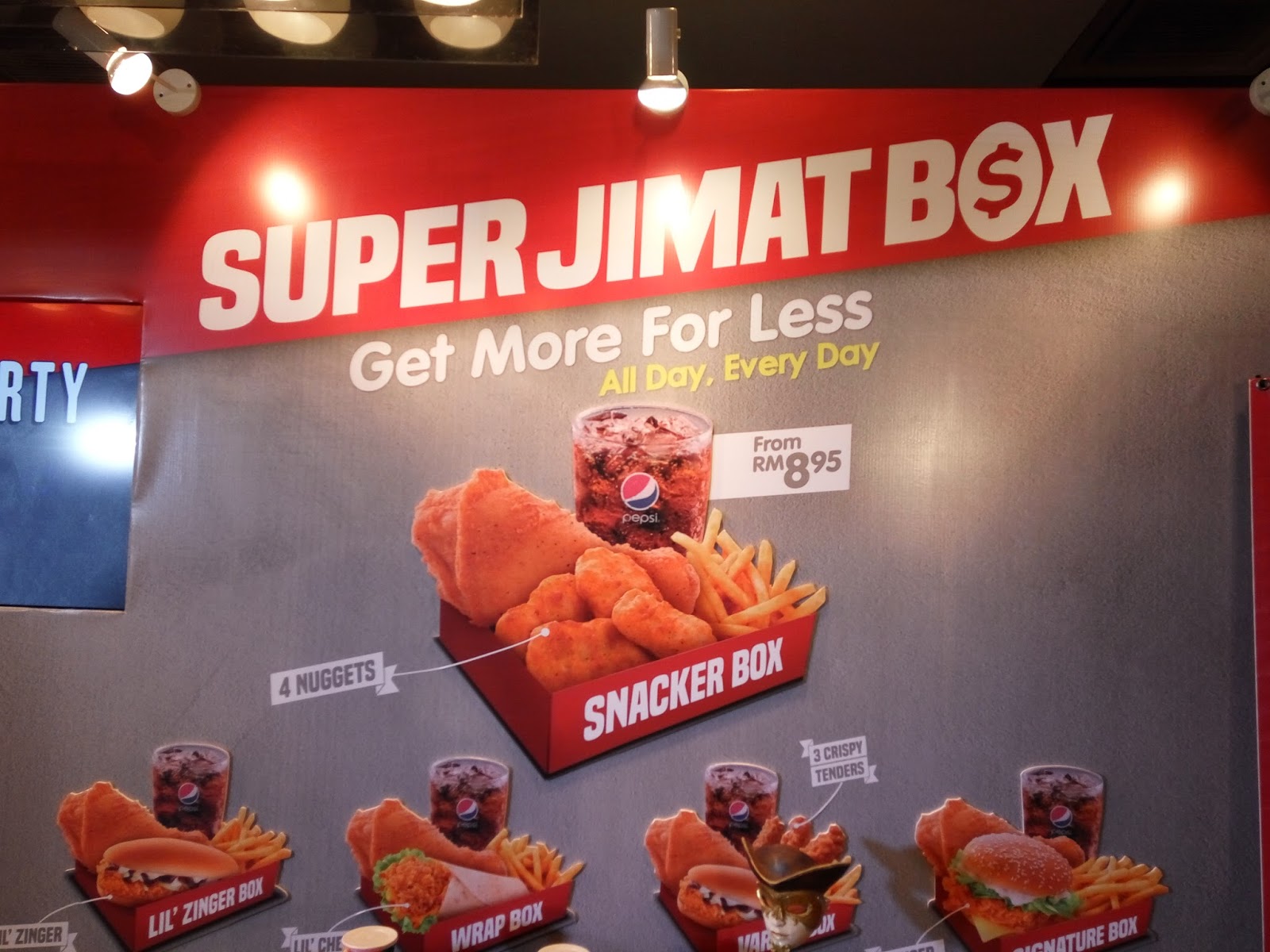 FOOD REVIEW: KFC - SUPER JIMAT BOX