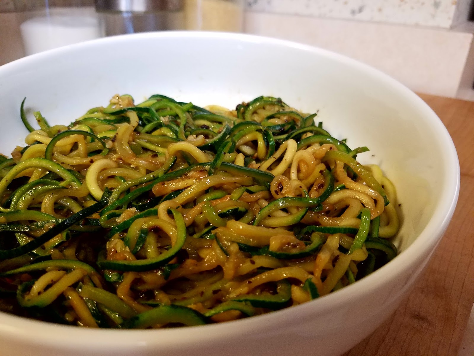 The Cooking Corner Garlic Zucchini Pasta