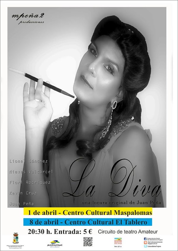 La Diva en el centro Cultural de Maspalomas La Diva en el centro Cultural de Maspalomas