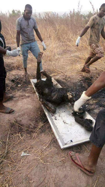  Graphic photos: Gov. Ortom imposes dusk to dawn curfew in Gboko town as 7 suspected Fulani herdsmen are killed and set ablaze by irate youths