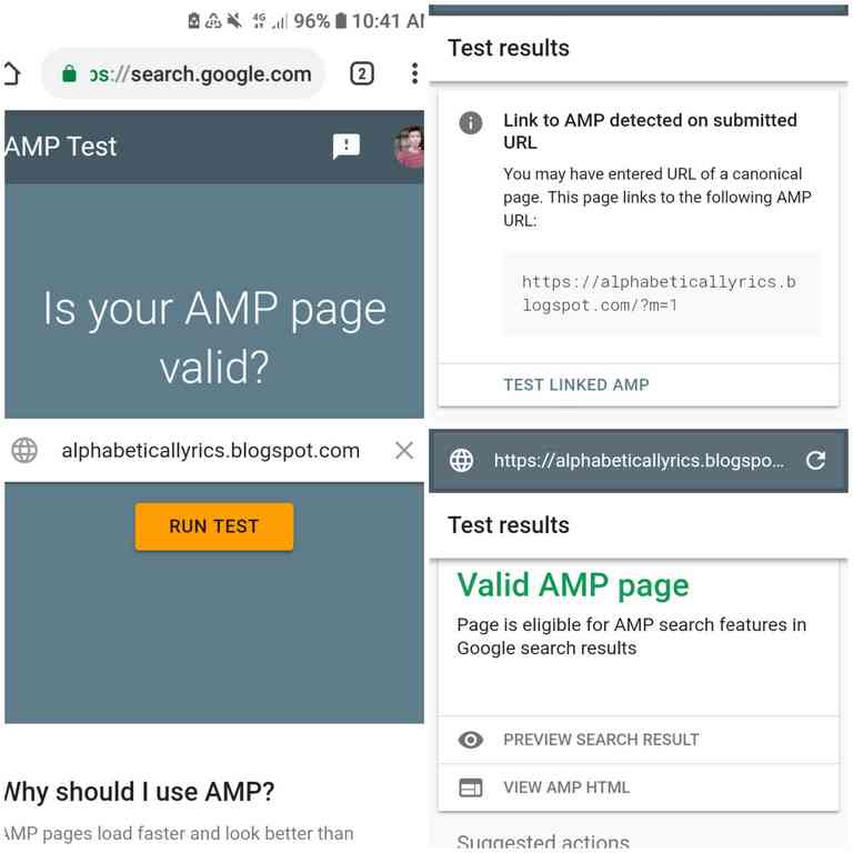 Amp url. Amp тест. Test amp Page. Tested amp.