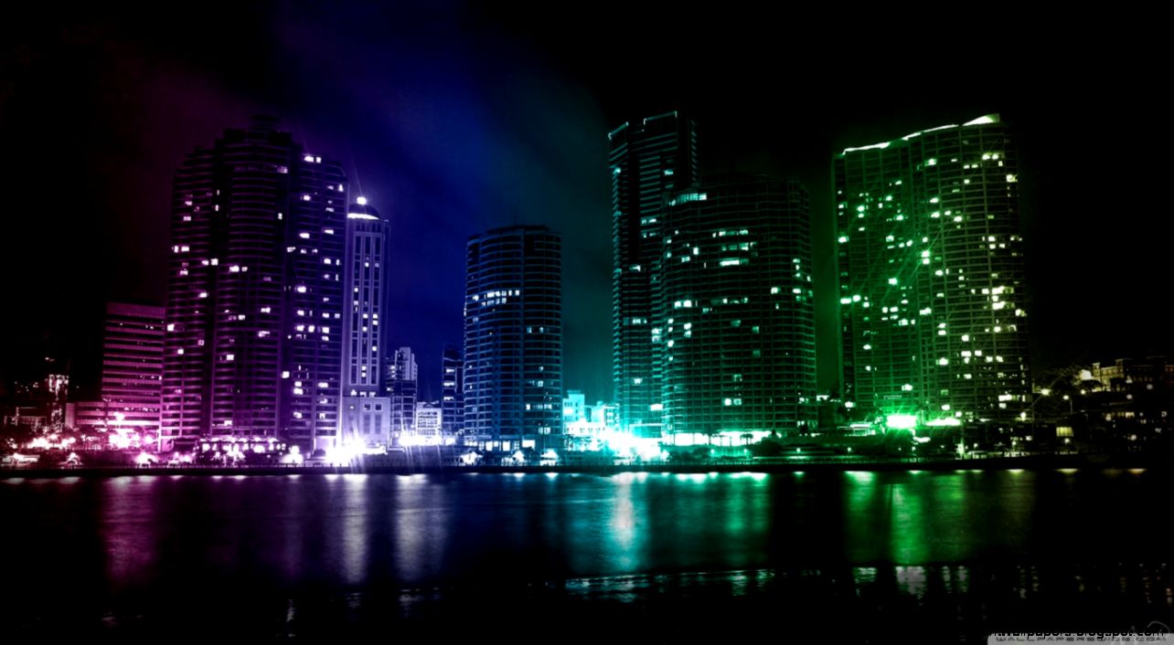 City Lights HD desktop wallpaper  Widescreen  High Definition