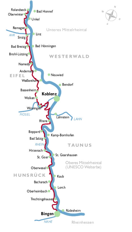 CIRCUITS: RheinBurgenWeg CIRCUITS: RheinBurgenWeg