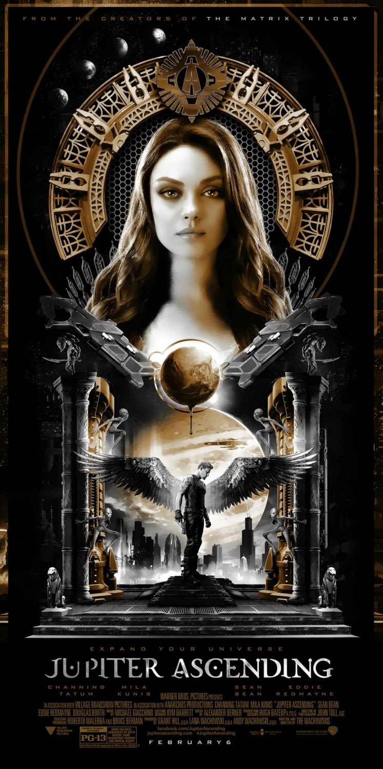 5 New Comic Book Style JUPITER ASCENDING Posters The Entertainment Factor