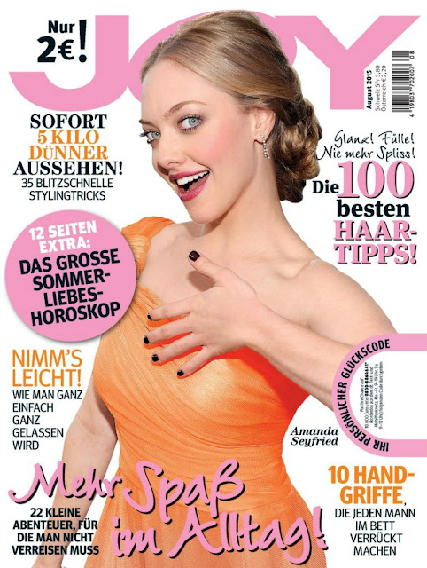 Actress, Singer, Model @ Amanda Seyfried - Joy Germany, August 2015 