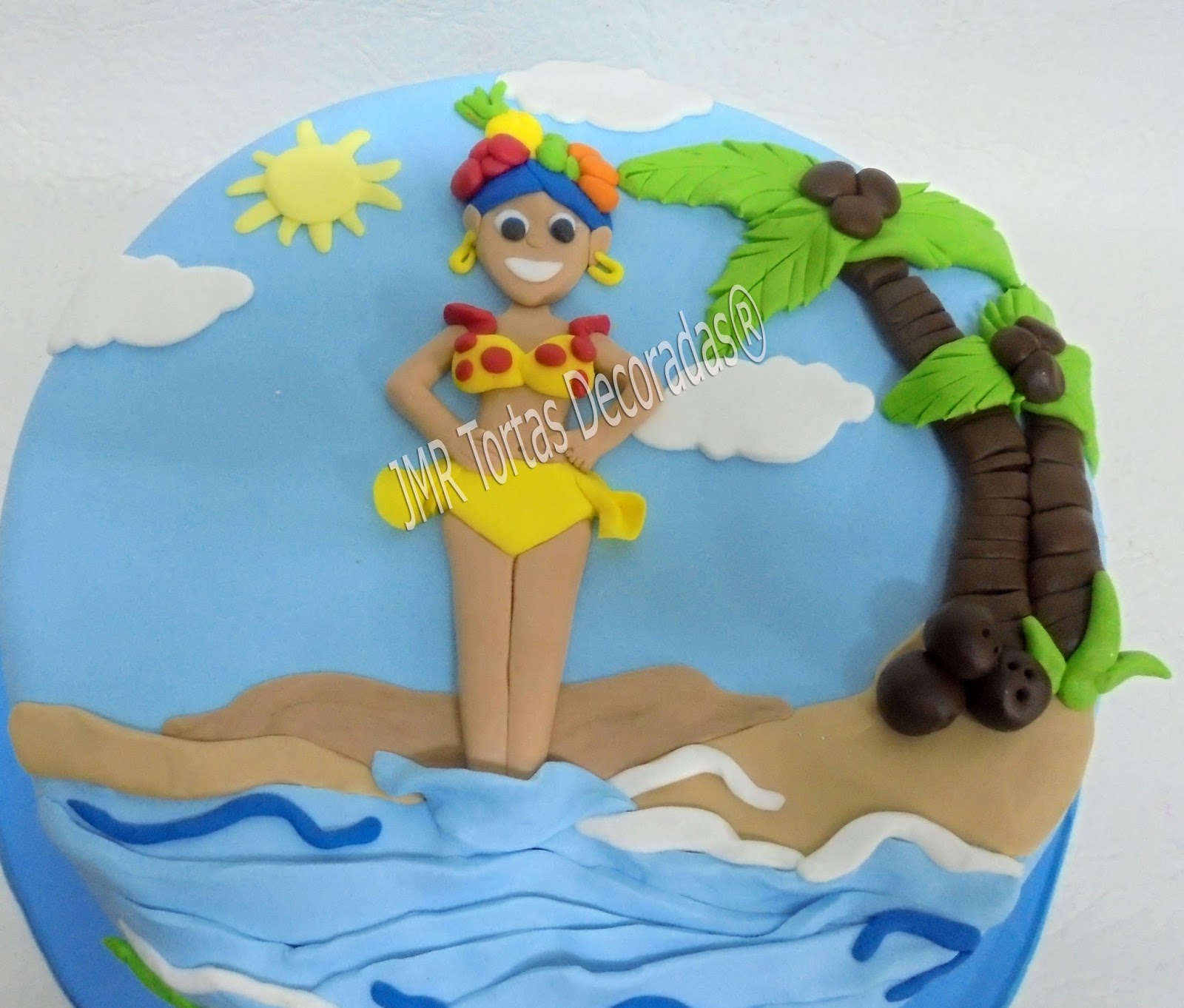 Download Comestible decoracion de tortas playa Desktop Wallpaper Free