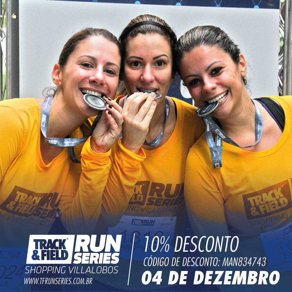 Inscrições Track Field Shopping Villa Lobos com 10 de desconto