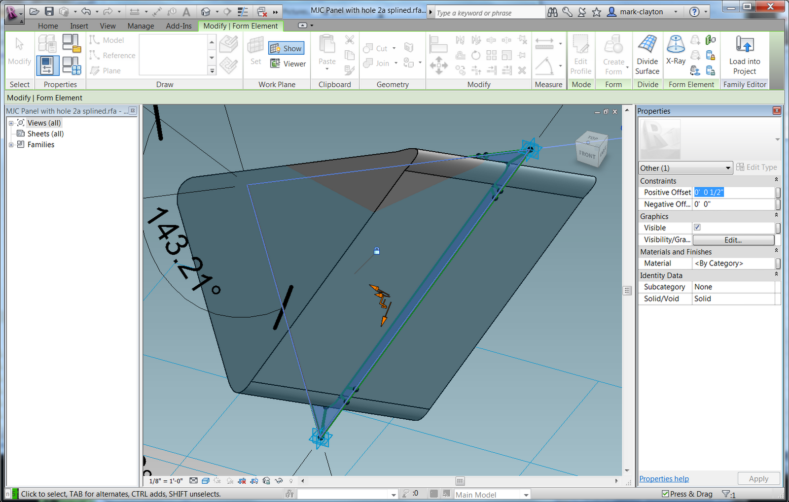 Texas Architecture and Miscellaneous University: BIM Triangular panel ...