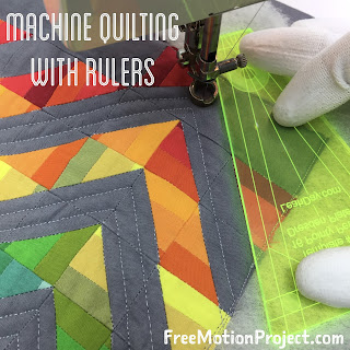 Machine Quilting with Rulers